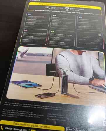 PowerBank BASEUS 145W ПОТУЖНИЙ Павербанк для Ноутбука MacBook PRO AIR Киев