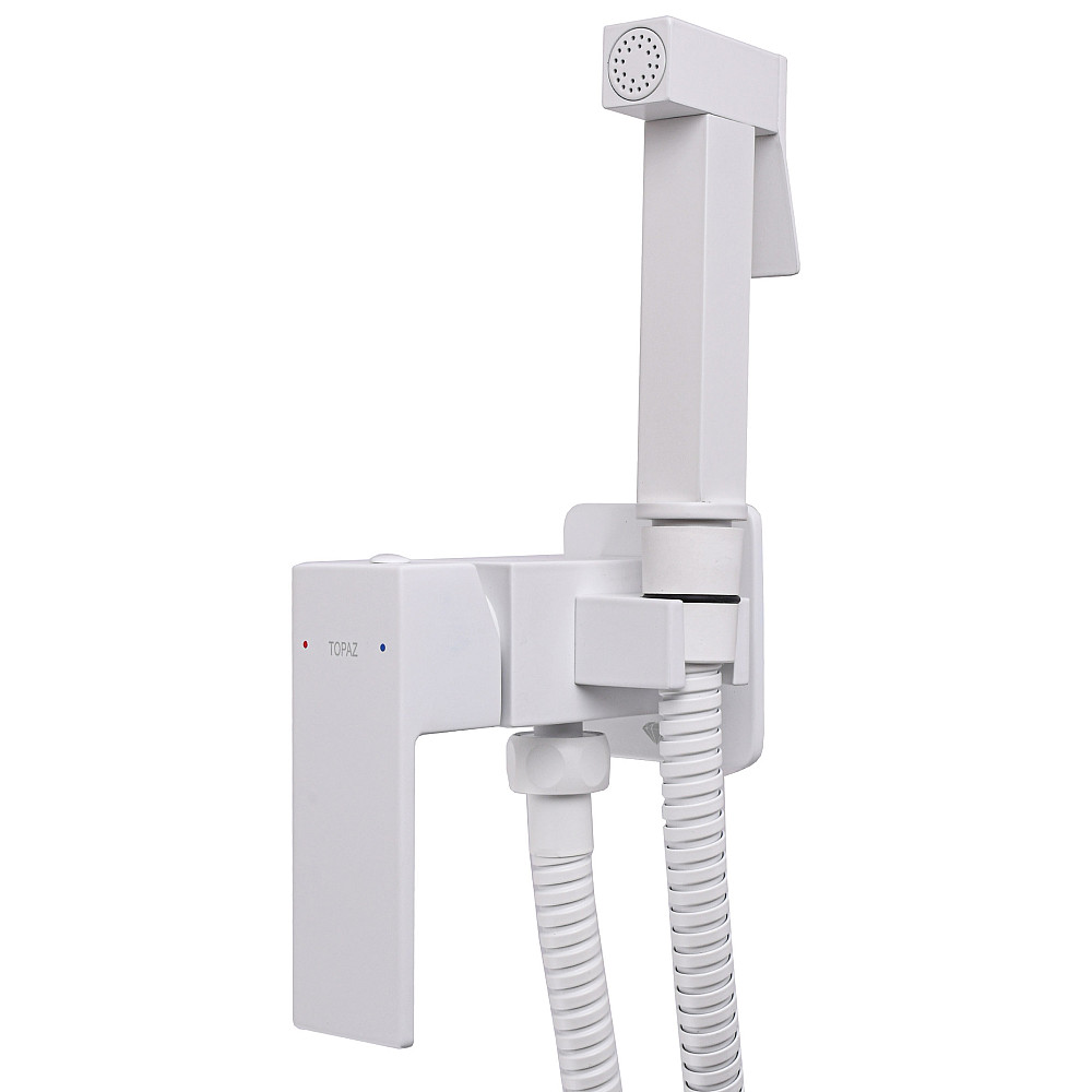 Змішувач гігієнічний TOPAZ  ODISS TO 18604-H62-WW Тернопіль - фото 1