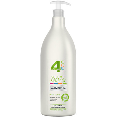 Шампунь Leco 4 Объем и сила 1500 мл (XL 40212_1) Винница - изображение 1