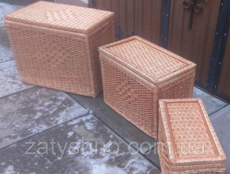 Набір плетених ящиків з лози Київ - фото 7