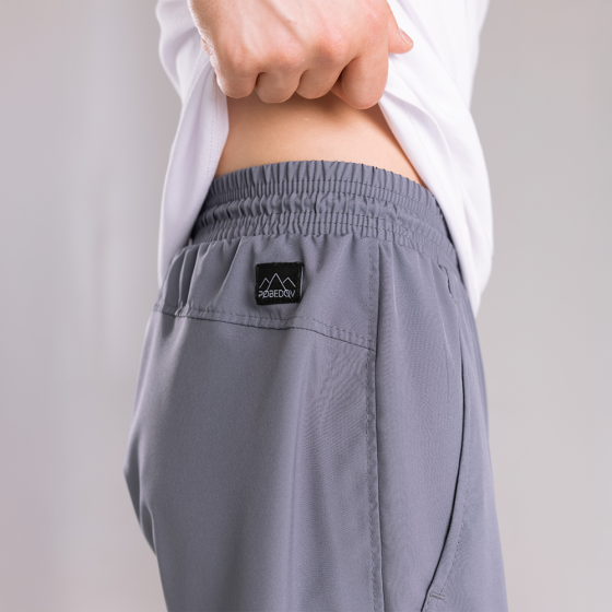 Однотонні базові чоловічі штани весна літо темно-сірі антрацит Pobedov Aero Київ