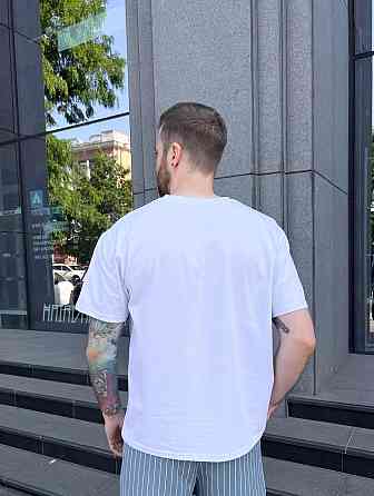 Футболка чоловіча COSY стрейч кулір, біла Київ