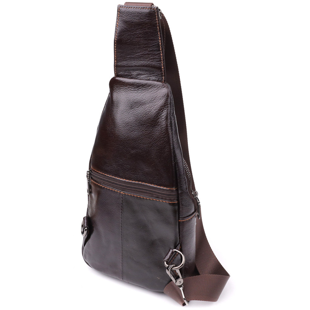 Сумка через плечо из натуральной кожи Vintage 23050 Коричневый Киев - изображение 2