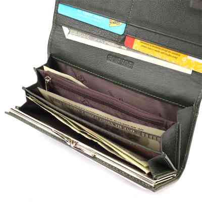 Гаманець ST Leather Зелений (22744) Вінниця