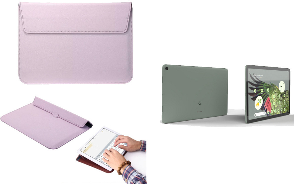 Чохол-конверт VitoCase для Google Pixel Tablet 2023, з функцією підставки для планшета Фіолетовий Київ - фото 1
