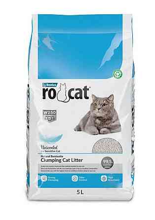 Бентонітовий наповнювач для котів RoCat класичний без аромату, 5 л Вінниця