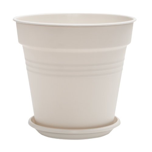 Вазон Глорія з підставкою 18,5*18см біла троянда Алеана Житомир - изображение 1