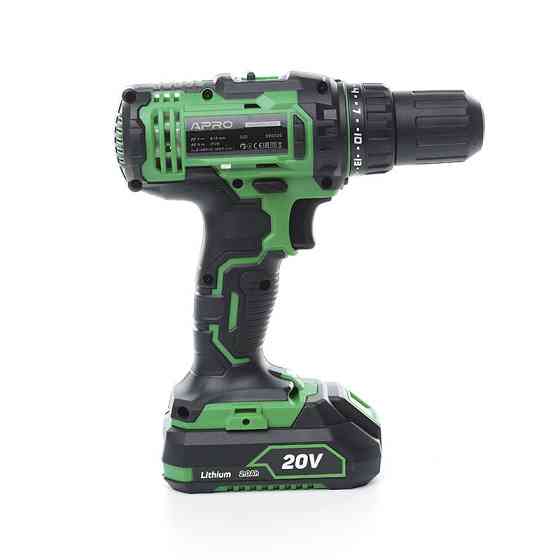 Шуруповерт акумуляторний APRO 895030 кейс 20В 2ак 2А/год Li-lon з АКБ і ЗП в компл Коломия