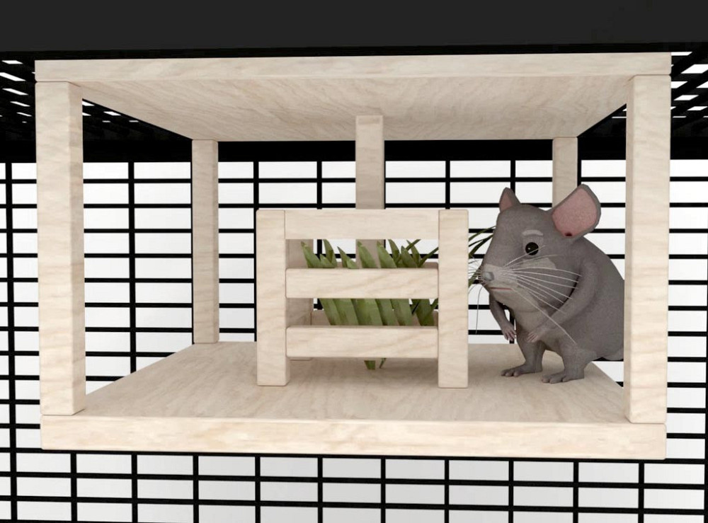 Домик для шиншиллы 