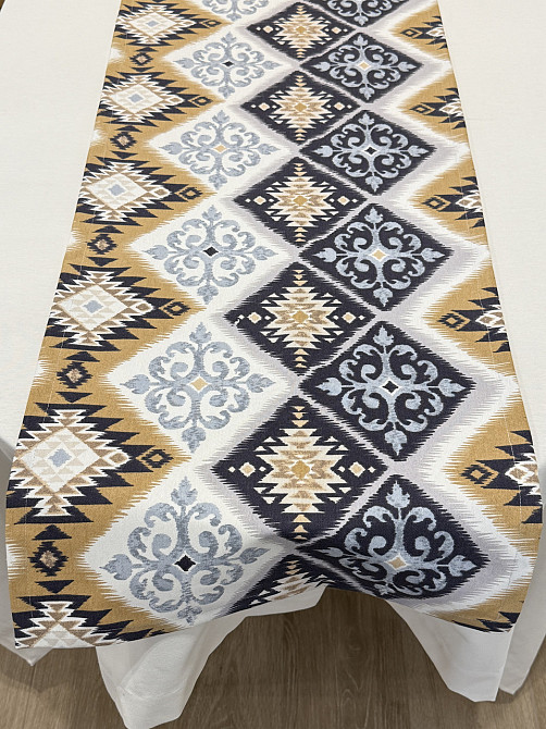 Ecotton Ранер доріжка Ecotton DUCK 45x170 см для обіднього столу водовідштовхувальна Орнамент с Киев - изображение 5