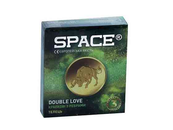 Презервативы Double Love Гороскоп Капковые с Ребрами (1уп/3шт) ТМ SPACE Киев