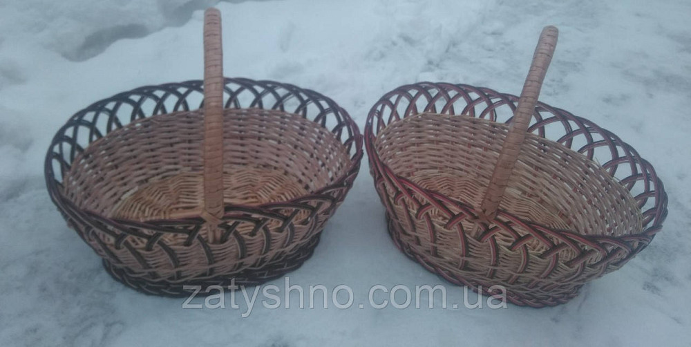 Большая пасхальная корзина плетеная Киев - изображение 3