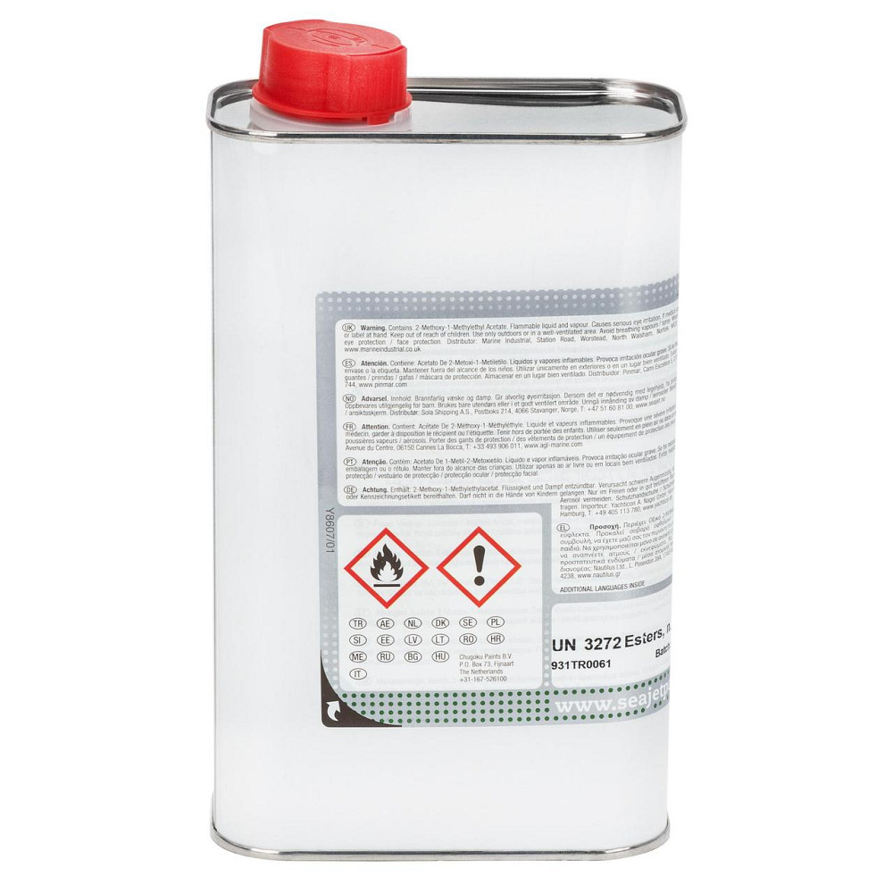 Разбавитель для полиуритановых красок 1л THINNER P Киев - изображение 2