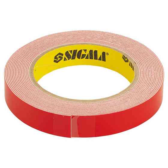 Стрічка двостороння на спіненій основі 19 мм×5м SIGMA (8430271) Київ