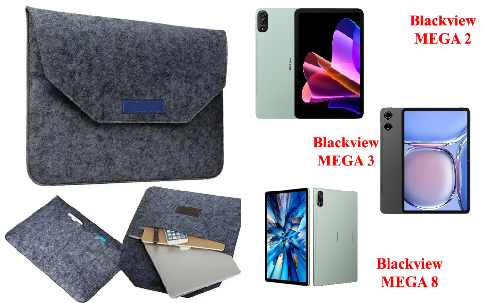 Сумка Wool из войлока для планшета Blackview MEGA 12 Киев - изображение 1