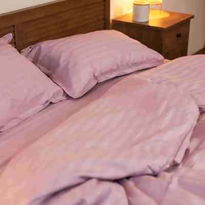 Постільна білизна Tiare 71 Сатин Страйп Кольоровий полуторний (71_Stripe_pl) Вінниця