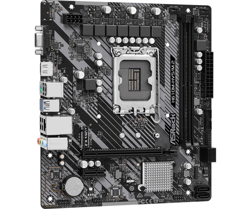 Материнська плата ASRock H610M-HVS/M.2 R2.0 Socket 1700 microATX Харків - фото 3