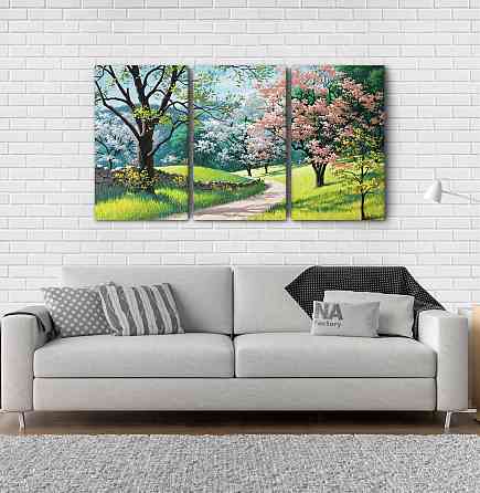 Модульная картина Весна Сад Art-11_3А Киев