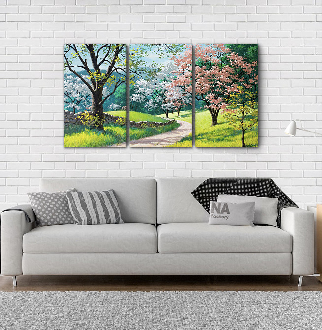 Модульная картина Весна Сад Art-11_3А Киев - изображение 2