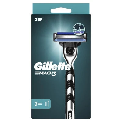 Бритва Gillette Mach3 с 2 сменными картриджами (7702018020706/7702018020676) Винница - изображение 2