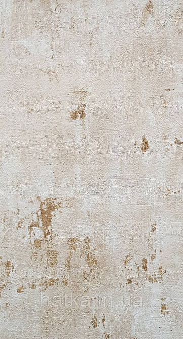 Обои виниловые на флизелине AS creation Della Natura 1.06Х10 под штукатурку под бетон желтые золотистые Киев - изображение 1