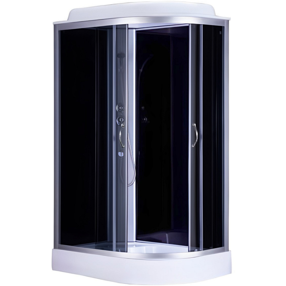 Душовий бокс асиметричний лівий REGA L120GBSL (L120BL) BRAVO (3уп.) Тернопіль - фото 1