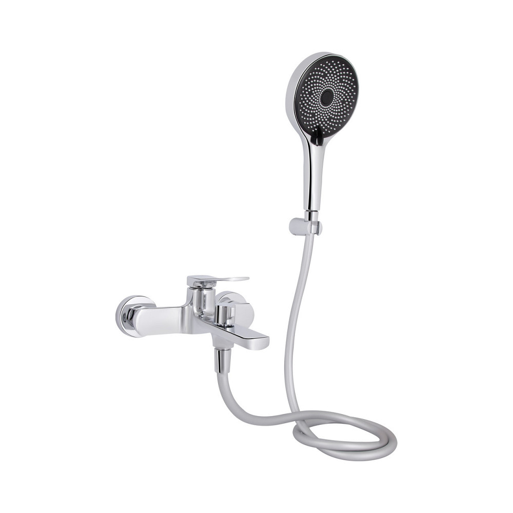 Змішувач для ванни Qtap Slavonice (з душовим гарнітуром) QTSLV259CRM48034 Chrome Київ - фото 8