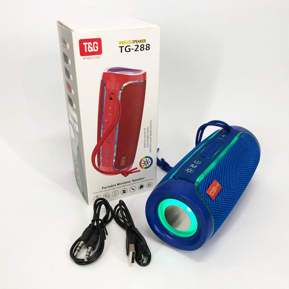 Bluetooth колонка з динамічним підсвічуванням TG288, Портативна колонка з Bluetooth BR-48 Львів - фото 7