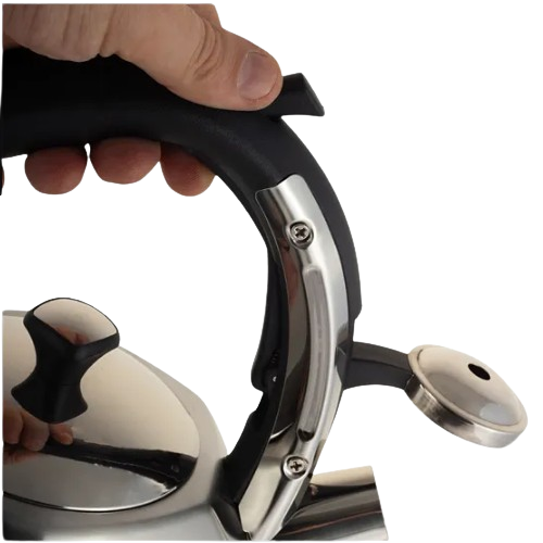 Чайник 3,2л нержавіюча сталь зі свистком з ручкою "soft-touch" 100307 Ofenbach Житомир - фото 4