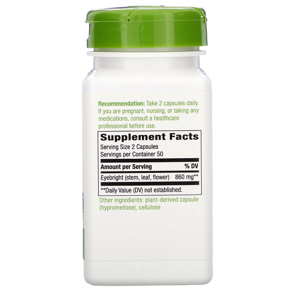 Очанка (Eyebright Herb) 860 мг 100 капсул Київ - фото 2