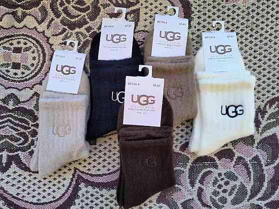 Жіночі теплі високі шкарпетки UGG. Набір теплих шкарпеток UGG (5 шт. в уп). Розмір 37-41 Київ
