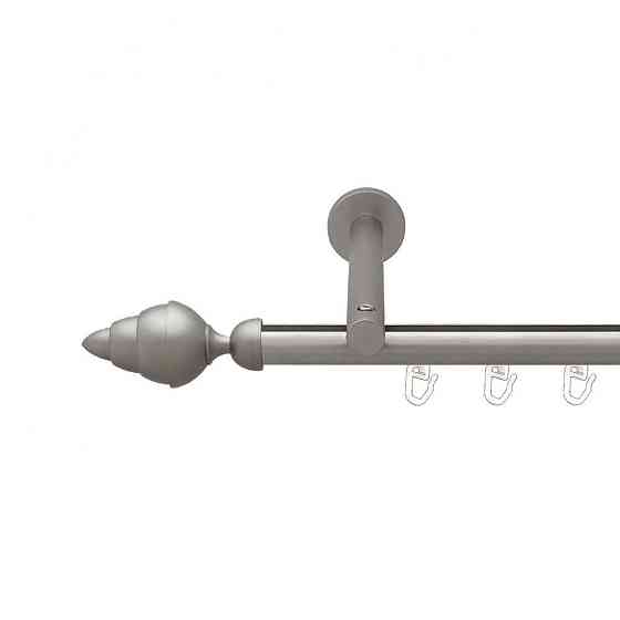 Карниз Orvit Треві металевий однорядний циліндр на профіль (16 см) профільна труба  Сатин 19 мм 300 см (00-00015168) Львів