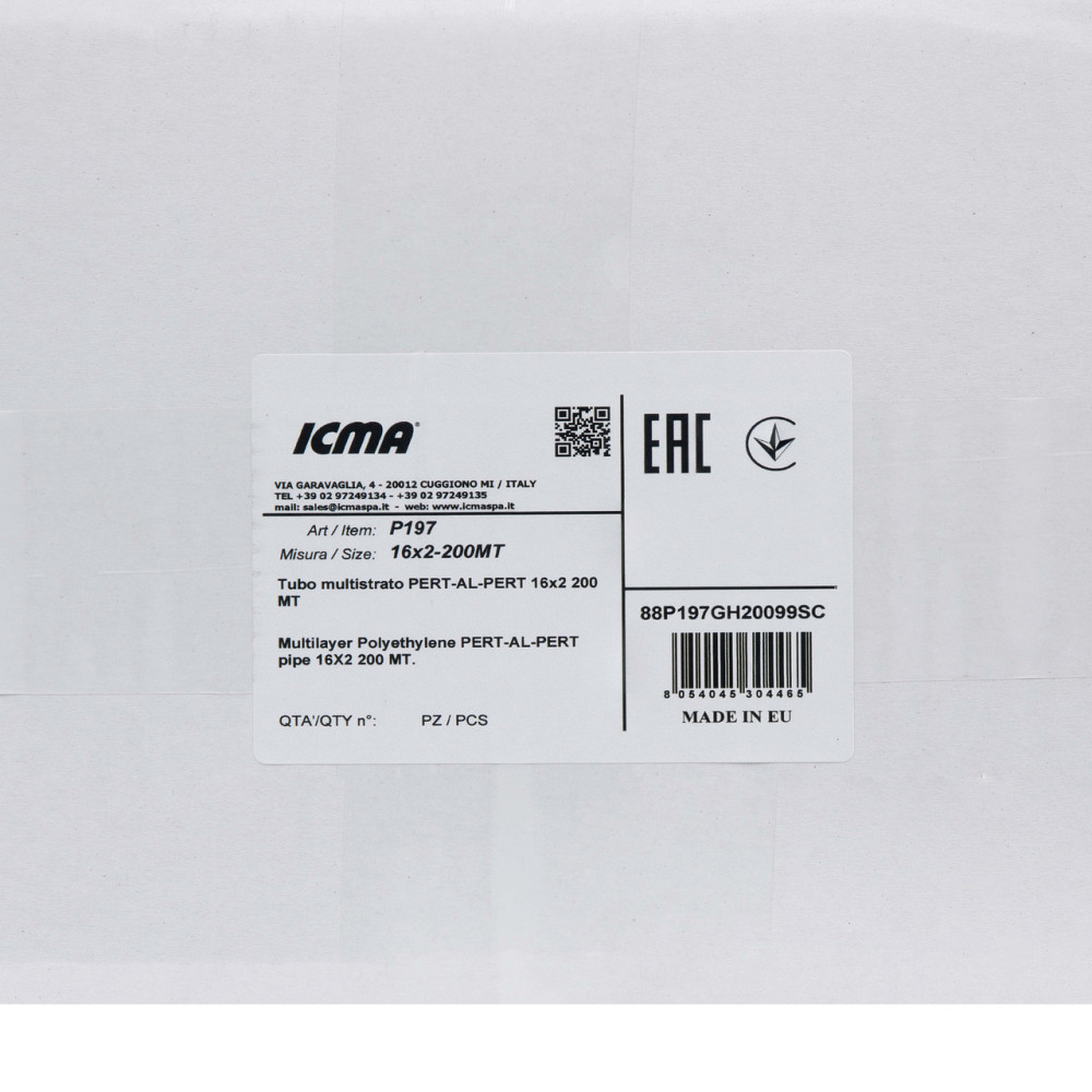 Труба PE-AL-PERT Icma 16х2 мм, 200 м №P197 Киев - изображение 15