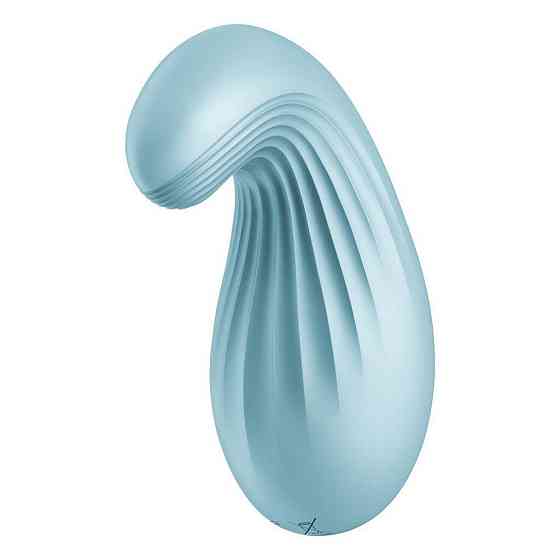 Вибратор Satisfyer Dipping Delight Light Blue, 2 мотора, гибкий кончик Sex Aura Киев