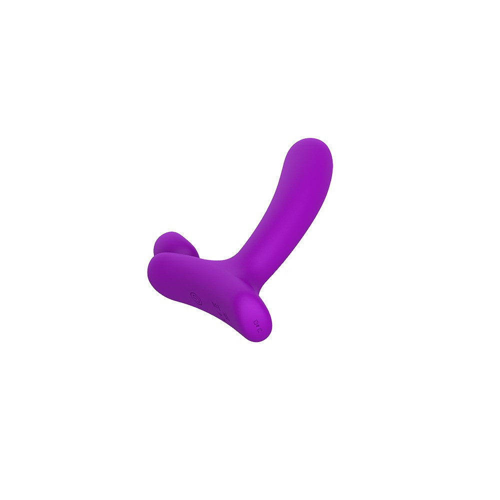 Вибратор в форме буквы,, L,,со стимуляцией клитора и точки G Chisa Lust Ripple Horny, фиолетовый Sex Aura Киев - изображение 5