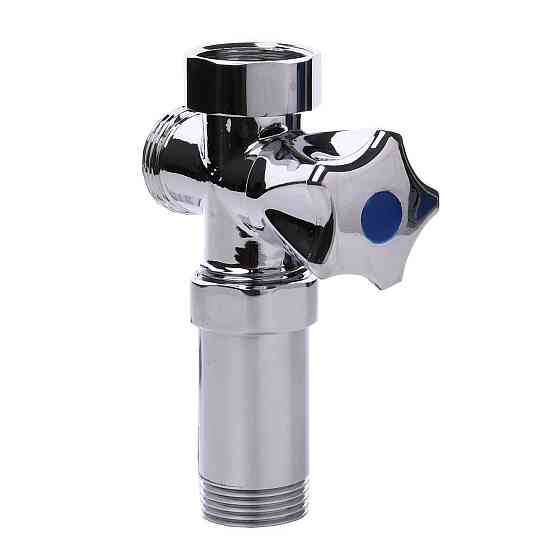 Кран вентильний для пральної машини Q PROFESSIONAL 3/4″x3/4″x3/4″ з подовжувачем NV-QP170 Луцк