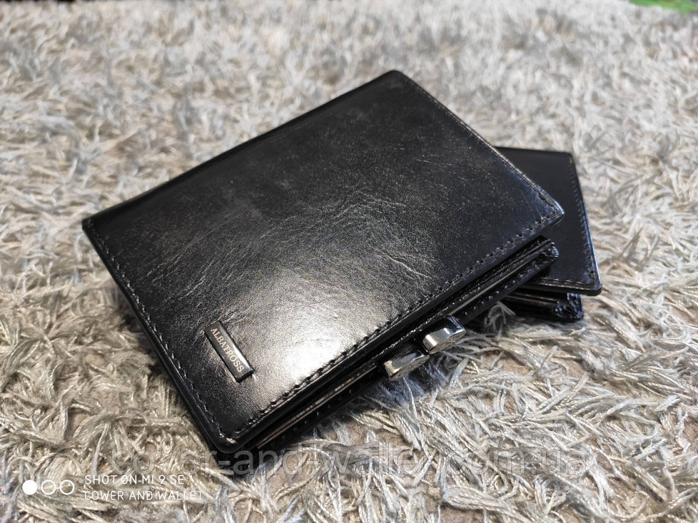 Компактний шкіряний жіночий гаманець із монетницею Albatross Київ - фото 7