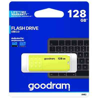 USB флеш накопитель Goodram 128GB UME2 Yellow USB 2.0 (UME2-1280Y0R11) Винница