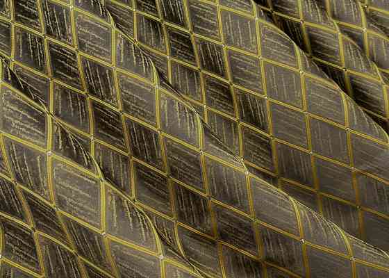 Шторна тканина жакард, колекція "RUBI" колір темно-сірий з золотистим 1757ш Київ