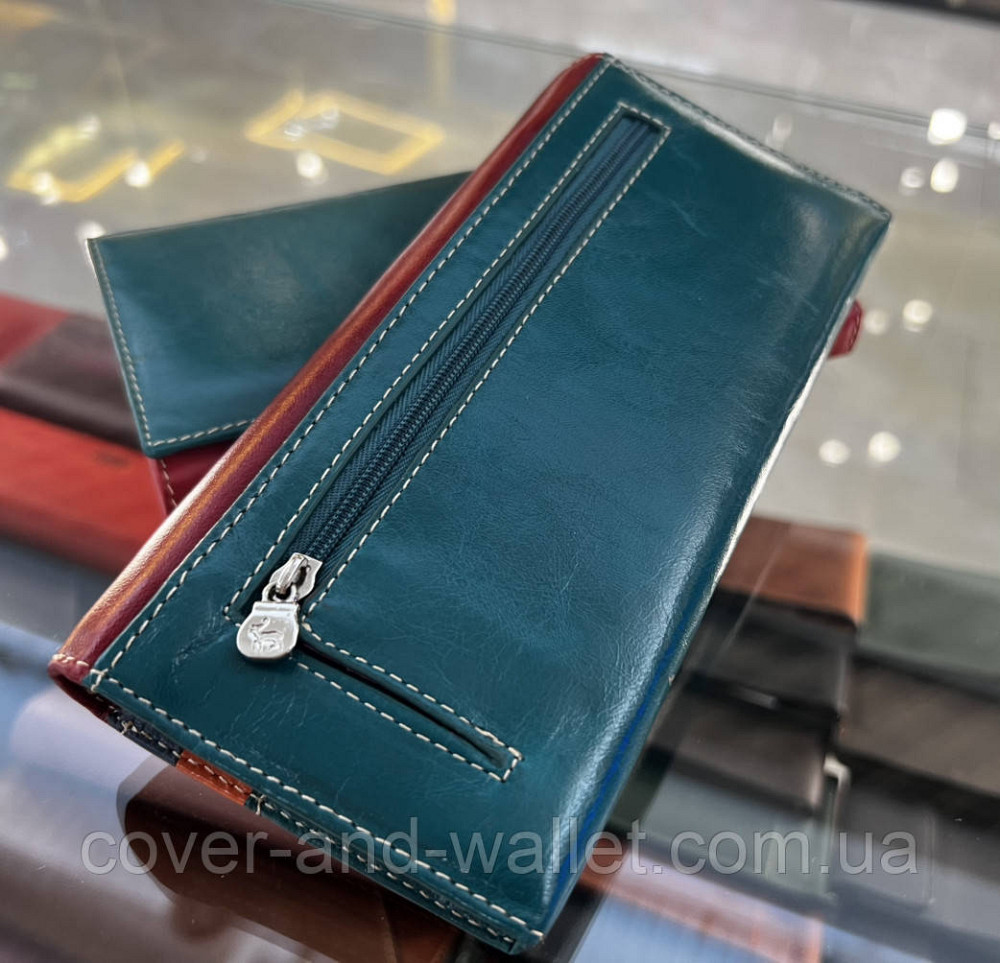 Класичний жіночий гаманець червоного кольору на магнітній фіксації Marco Coverna 2-6061 Київ - фото 10