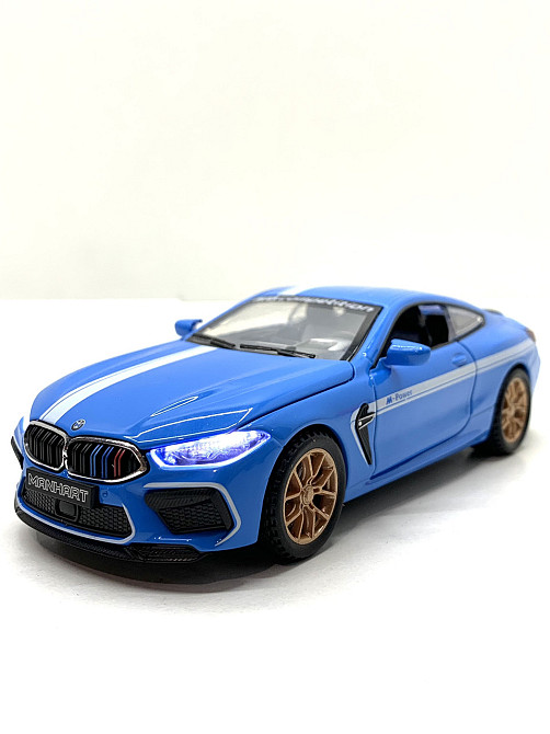 Машинка металева Авто Експерт BMW M8 1:32 відчиняються двері та багажник Синя (LF-04412) Чернигов - изображение 1