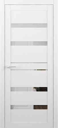 Двери Дрезден Белый Полотно с двухсторонним зеркалом, покрытие VINIL Киев