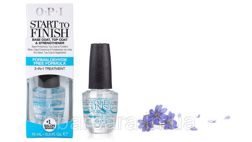 Лак лечебный ногтей 3 в 1 без формальдегида Nail Treatments Start-To-Finish 15 ml Киев - изображение 3