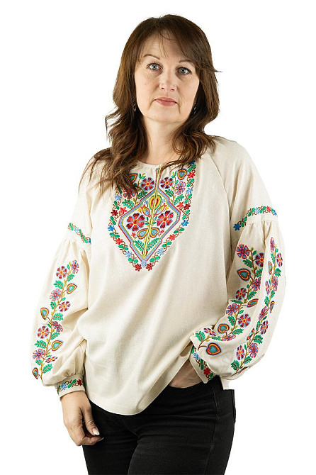 Вишиванка чоловіча, натуральна лляна, льон Юра Одяг, топ Київ - фото 7