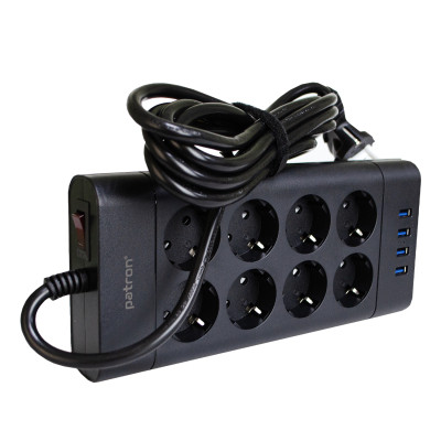 Сетевой фильтр питания Patron SP-1683-USB (EXT-PN-SP-1683-USB) Винница - изображение 1