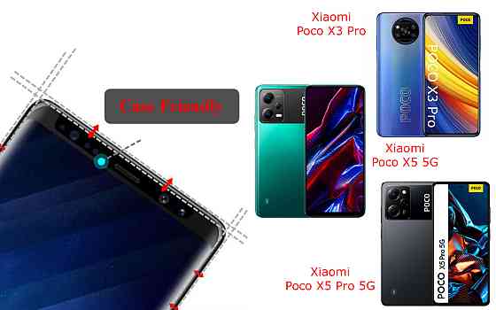 Защитное стекло HyperGlass Pro для Xiaomi Poco X3 Pro, X5 5G, X5 Pro 5G – максимальная чувствительность и Киев