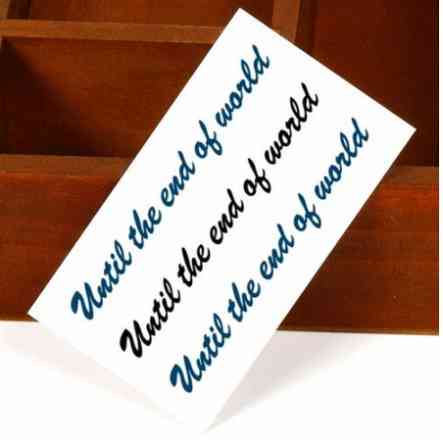 Тимчасове тату з написами - 10*6см Київ