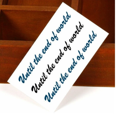 Тимчасове тату з написами - 10*6см Київ - фото 1