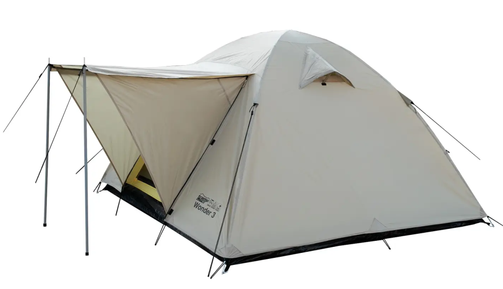 Палатка трехместная Tramp Lite Wonder 3 песочный Киев - изображение 1