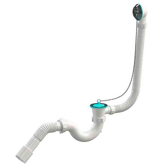 Сифон гнучкий для ванни ″Хвиля″ В0110 SOLOPLAST (000027830) Київ